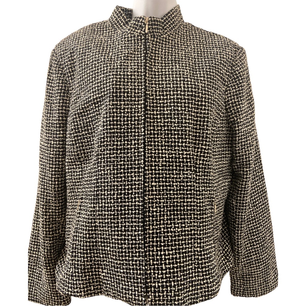 First Option Black and White Blazer - 16